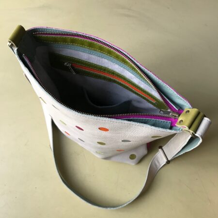 tony offwhite open shopper TONY offwhite met stippen