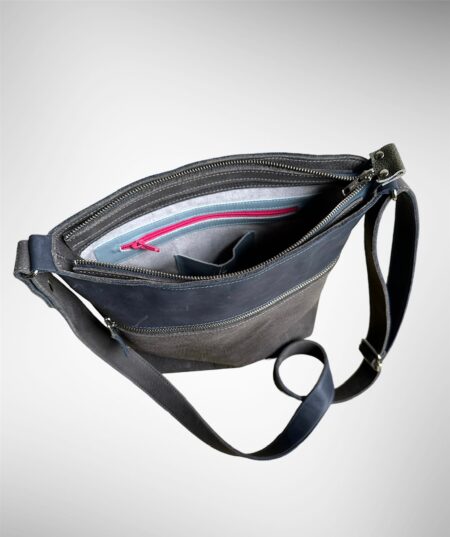 sammy antraciet donkerblauw inside shopper SAMMY antraciet / donkerblauw