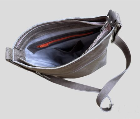 sammy lever print taupe inside shopper SAMMY lever print / taupe