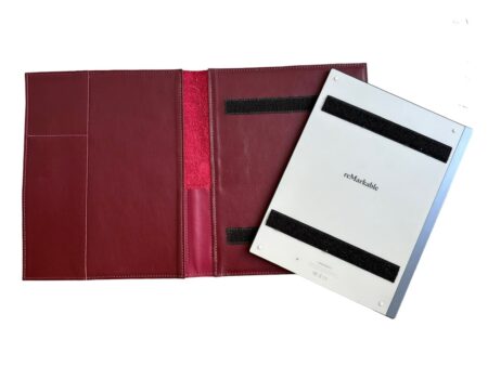 lederen cover voor reMarkable Paper Pro fuchsia / bordeaux rood