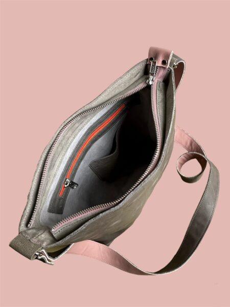 Tokyo inside taupe roze shopper TOKYO taupe / roze met stippen