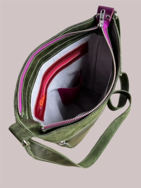 shopper SAMMY groen / groen suede