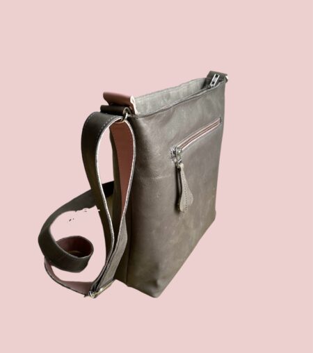 tokyo backside taupe roze shopper TOKYO taupe / roze met stippen