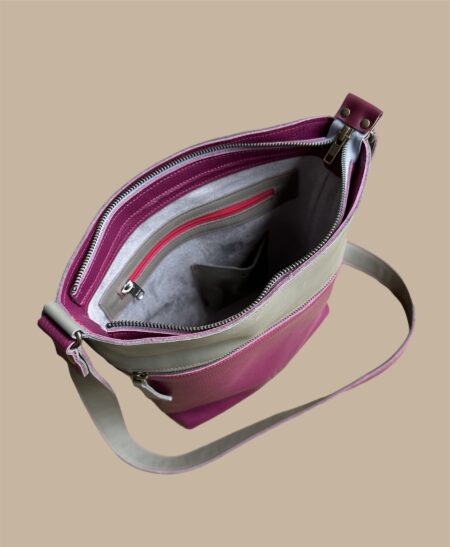sammy fuchsia celadon1 shopper SAMMY fuchsia / celadon