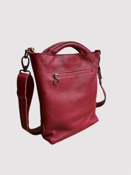 shopper rood met speciale print