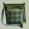 shopper SAMMY special blauw / groen met bollen