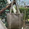 Stevige groene shopper / werktas
