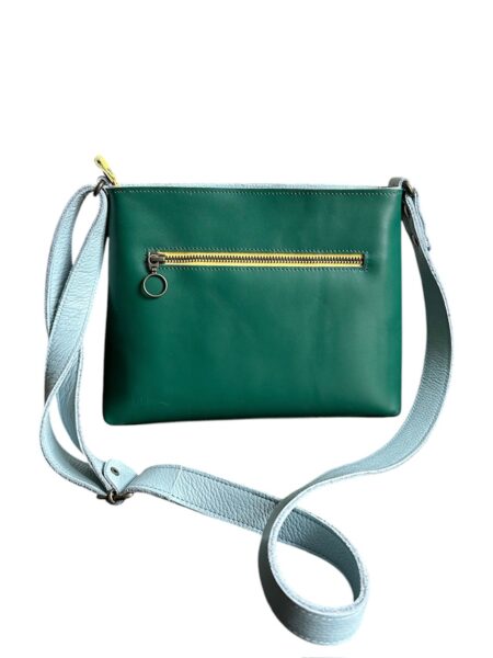 billy groen gele rits BILLY groen / lichtblauw