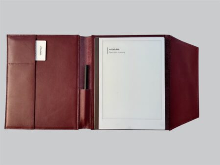 lederen cover voor reMarkable Paper Pro met flap