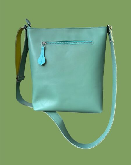 tony felgroen gele stippen shopper TONY groen met gele stippen