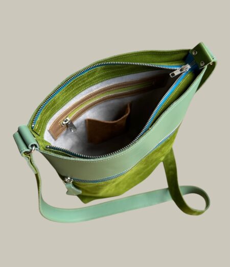 shopper SAMMY grasgroen / aqua