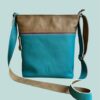 shopper SAMMY turquoise / camel