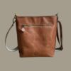 tony 3D cognac back shopper TONY cognac met stippen 3D