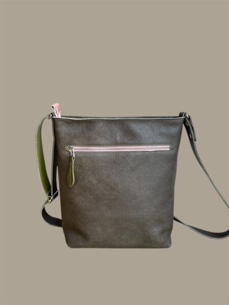 shopper TONY kaki met stippen 3D