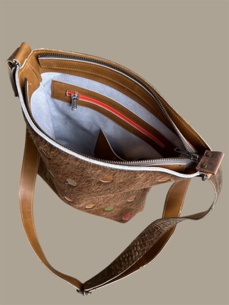 shopper TONY vacht met gekleurde stippen